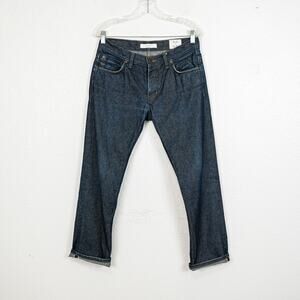 BILLY REID Men's Slim Cut Selvedge Denim Jeans indigo washed size 31